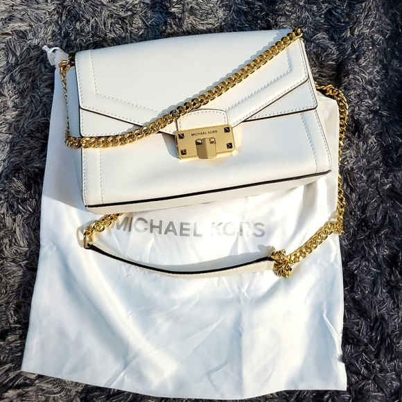 Michael Kors Handbags - Authentic white micheal kors bag